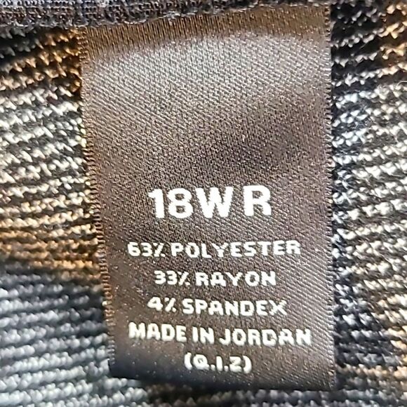Investments II Gray Tweed Dress Pants, Size 18WR - Picture 8 of 8